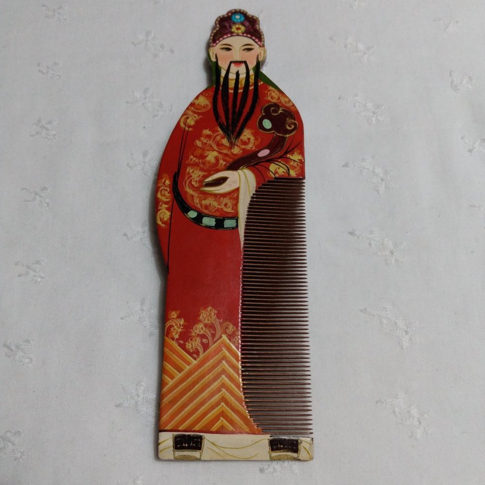 Wooden Oriental Comb